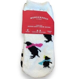 NEW NWT | Fuzzy Penguin and Striped Socks | Toddler Shoe Size 6-9